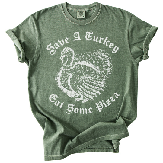 Save A Turkey Eat Pizza Tee