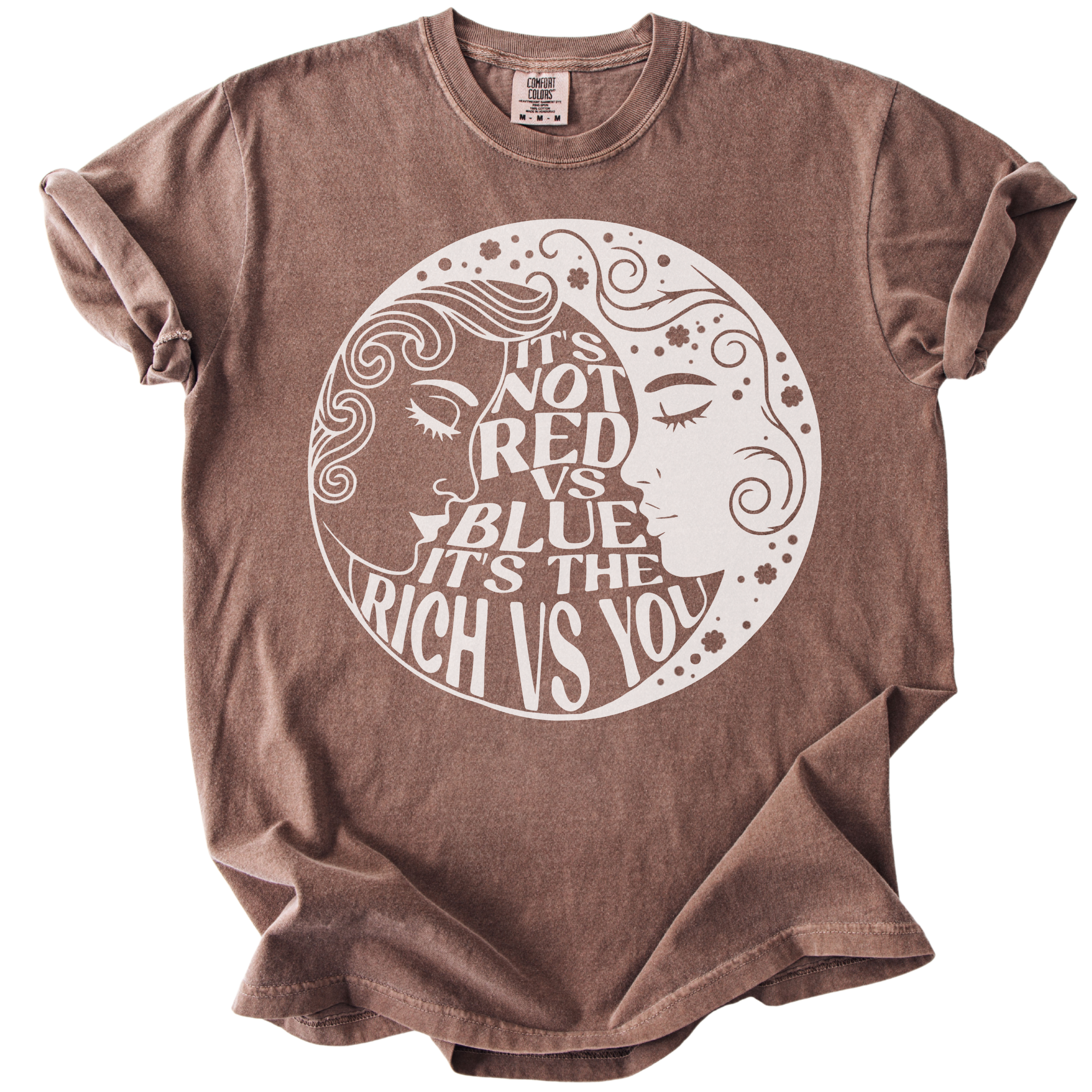 Not Red Vs Blue It's Rich Vs You Tee