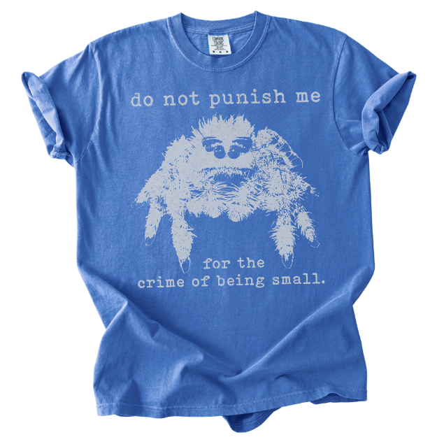 The Crime of Being Small Spider Tee