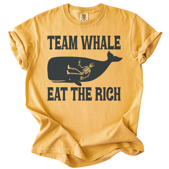 Team Whale Eat The Rich Tee