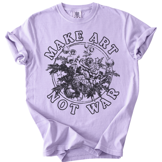Make Art Not War Tee