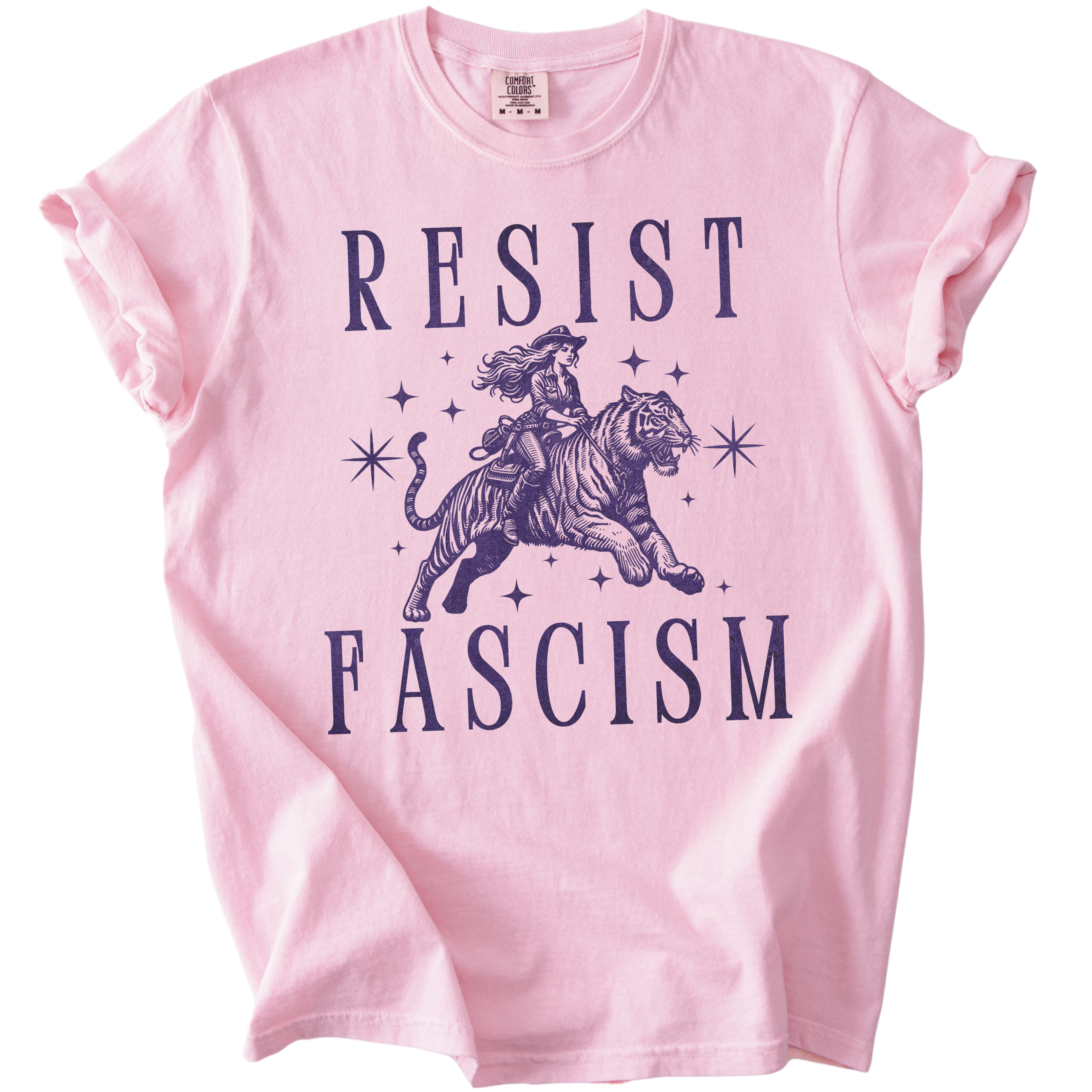 Resist Fascism Cowgirl Tee