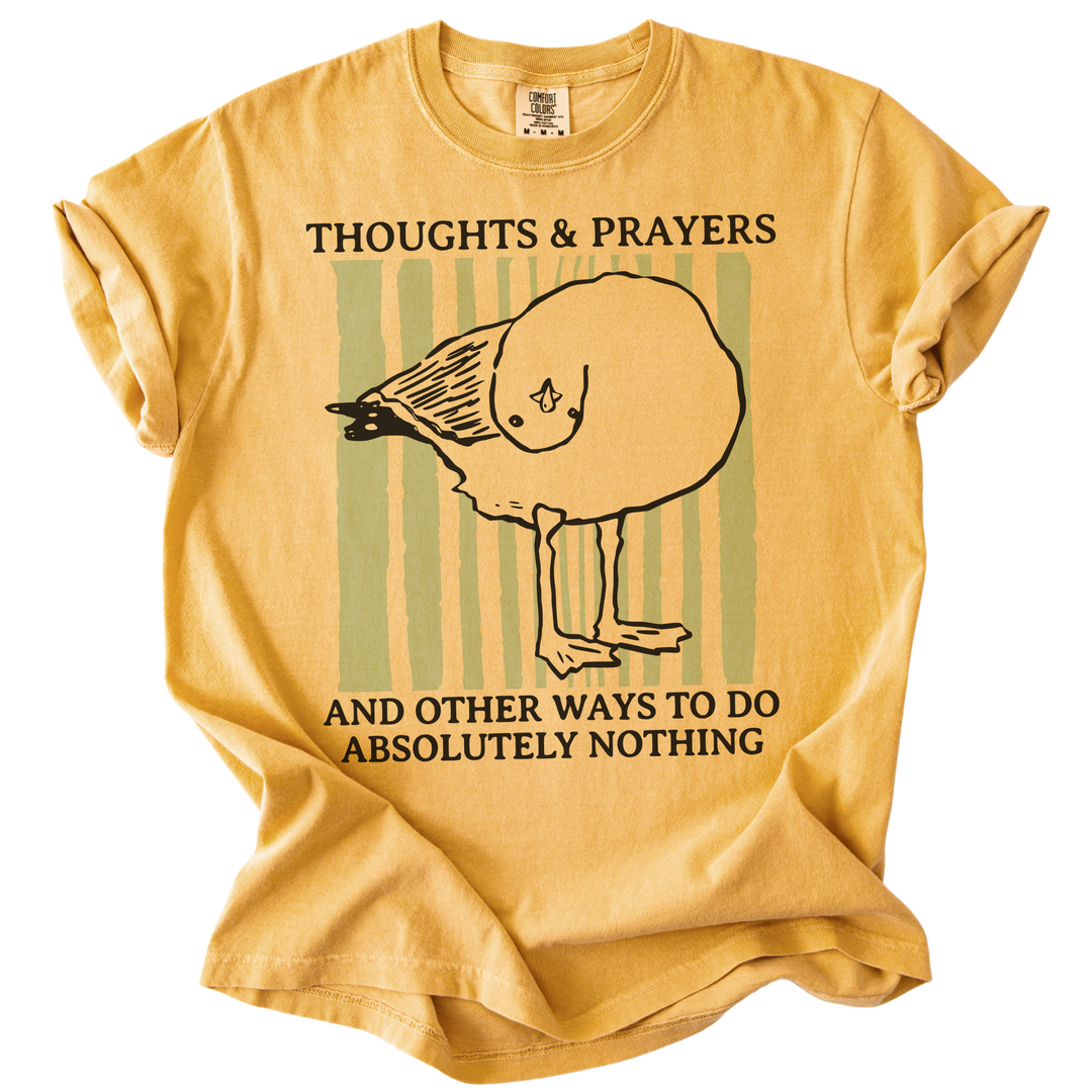 Seagull Thoughts &amp; Prayers Tee
