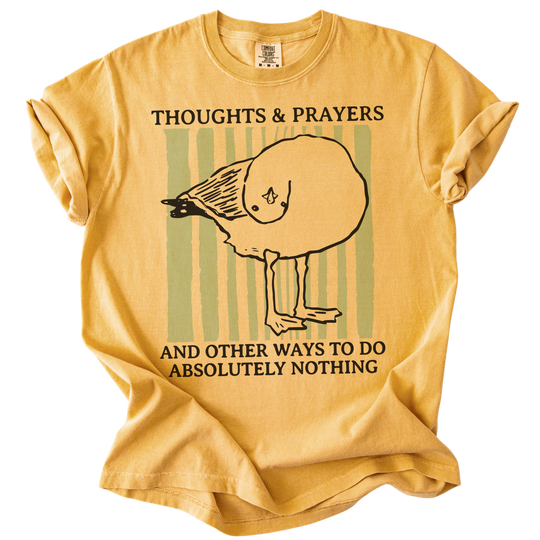 Seagull Thoughts &amp; Prayers Tee