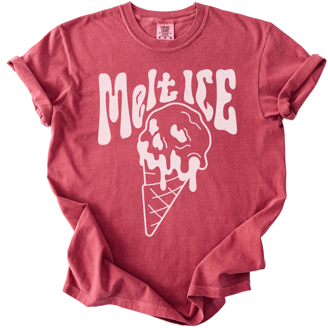 Melt Ice Ice Cream Skull Tee