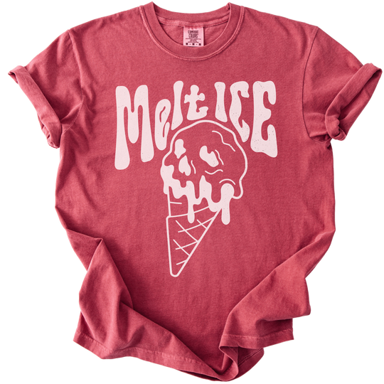 Melt Ice Ice Cream Skull Tee