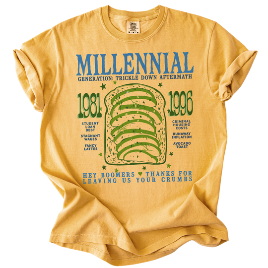 Millennial Generation: Trickle Down Aftermath Tee