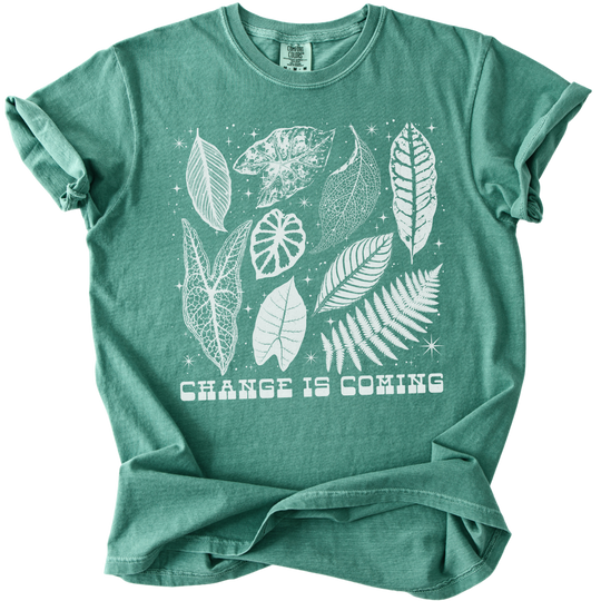 Change is Coming Leaves Tee