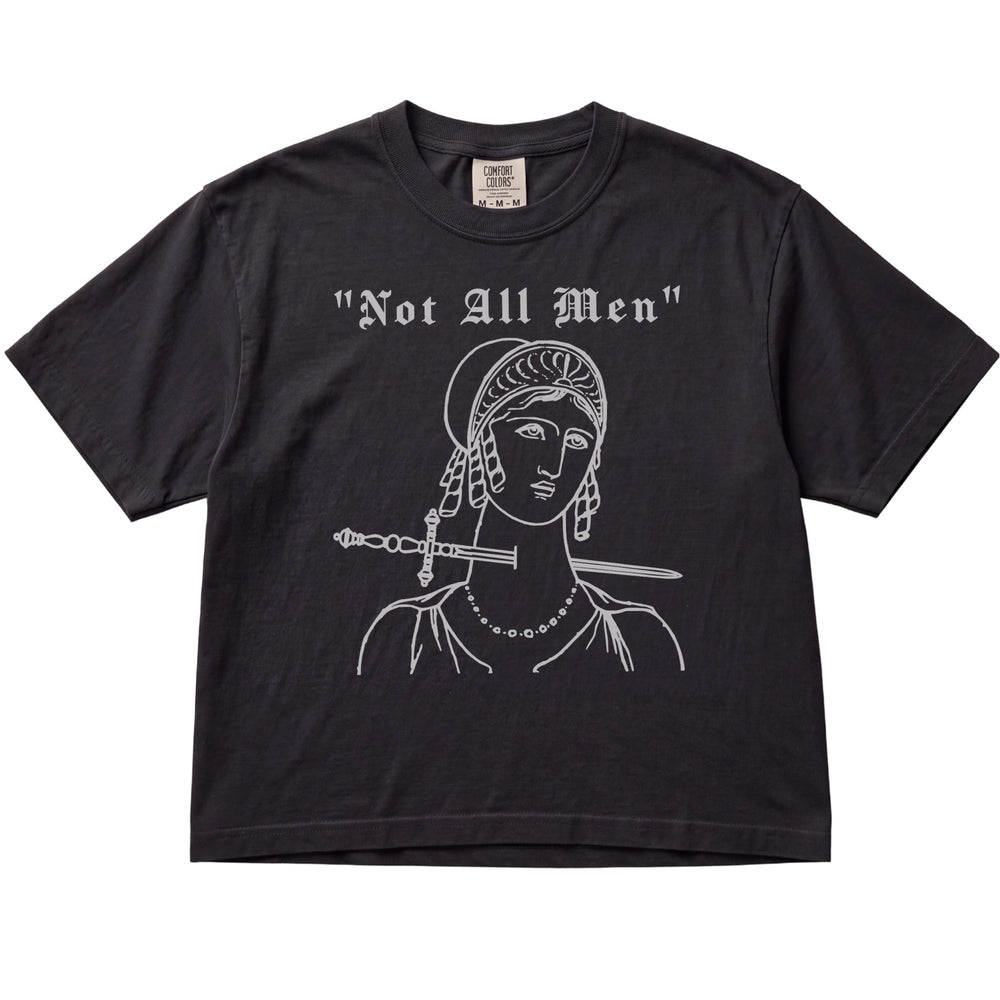 Not All Men Women's Cropped Boxy