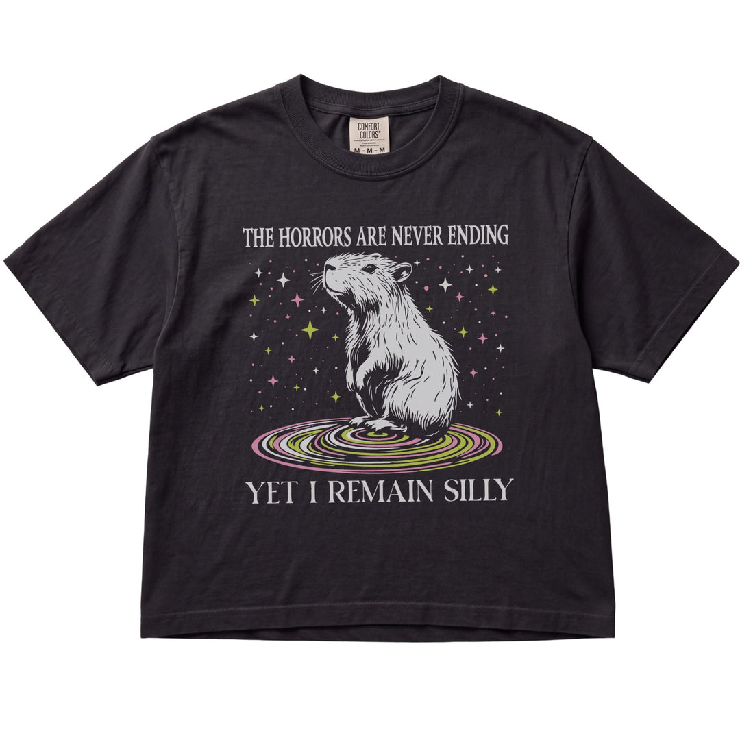 Horrors Are Never Ending Yet I Remain Silly Capybara Women&