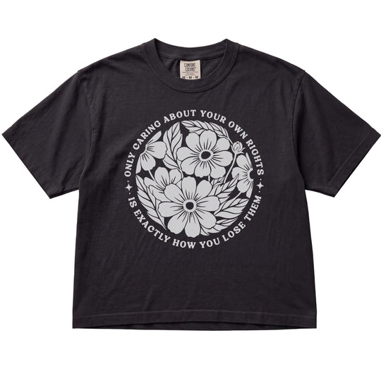 Only Caring About Your Own Rights Floral Women&