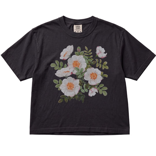 Vintage Open White Rose Women&