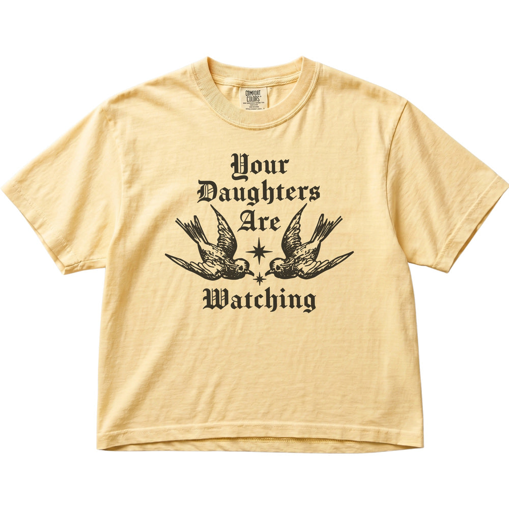 Your Daughters Are Watching Women's Cropped Boxy
