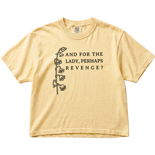 And For The Lady, Perhaps Revenge? Women&