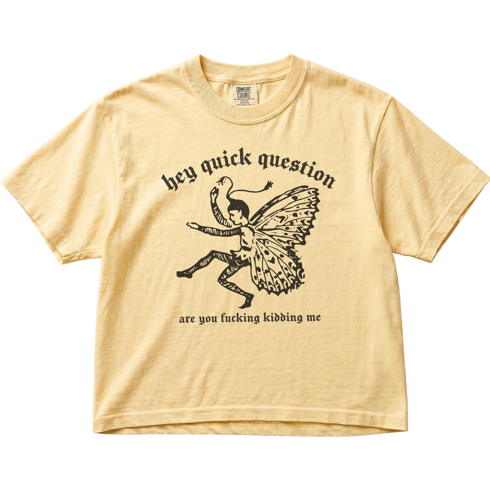 Hey Quick Question Are You Fucking Kidding Me Women's Cropped Boxy