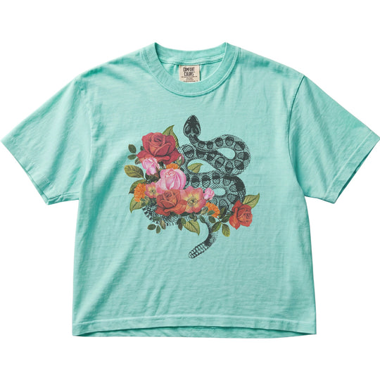 Vintage Floral Snake Women&