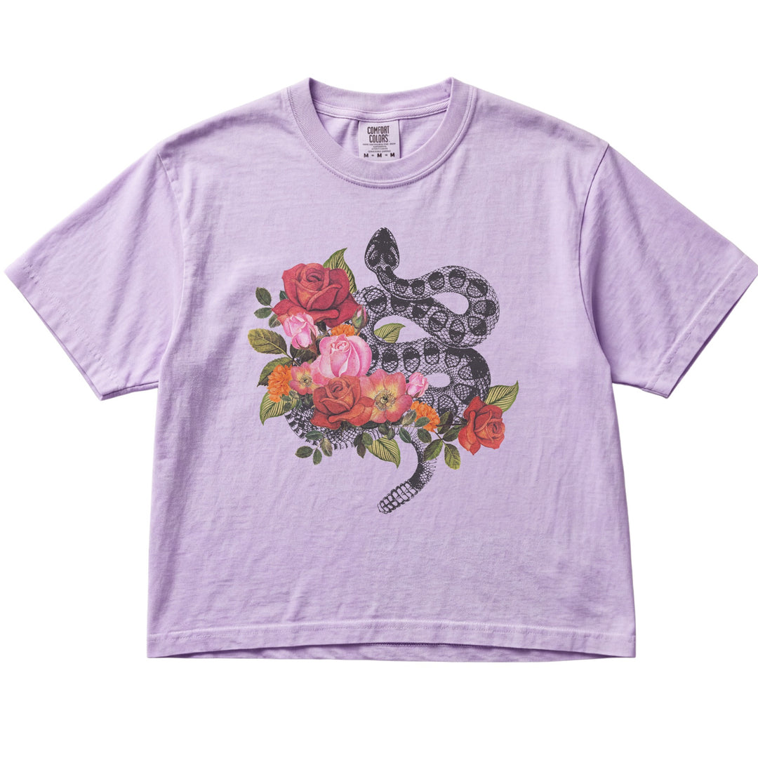 Vintage Floral Snake Women&