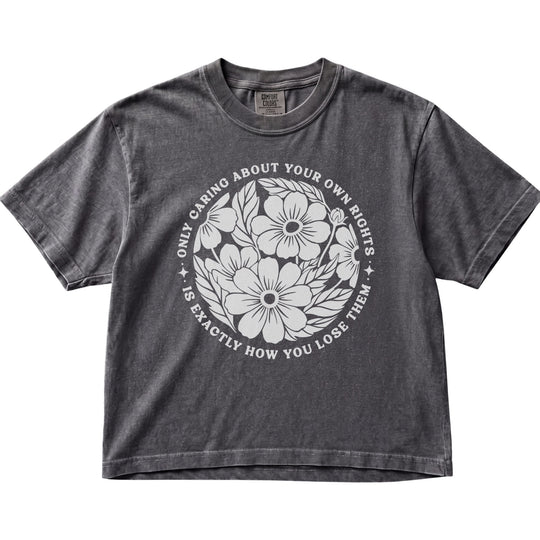 Only Caring About Your Own Rights Floral Women&