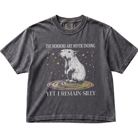 Horrors Are Never Ending Yet I Remain Silly Capybara Women&