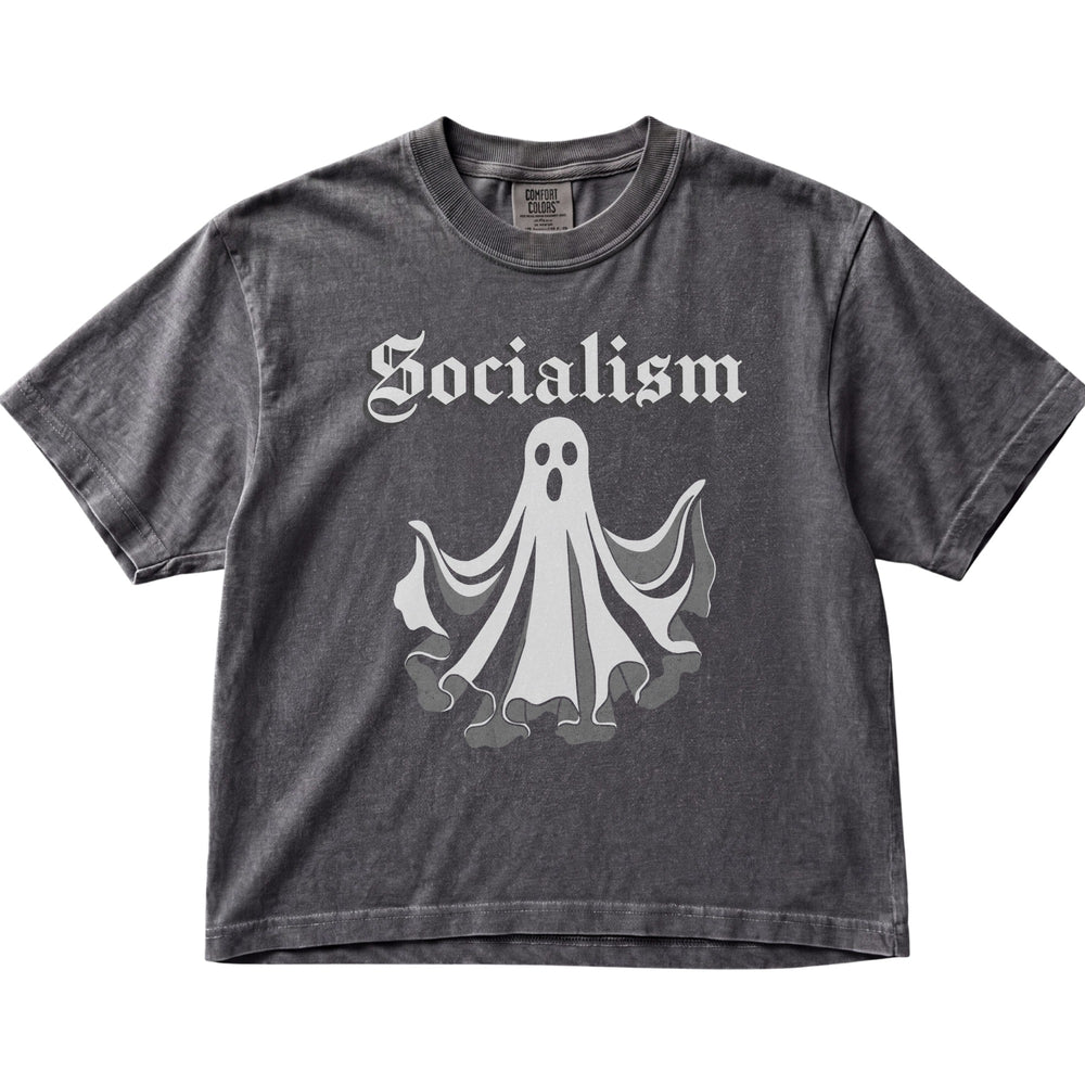Socialism Ghost Women's Cropped Boxy