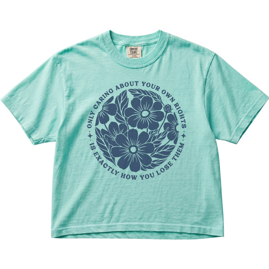 Only Caring About Your Own Rights Floral Women&
