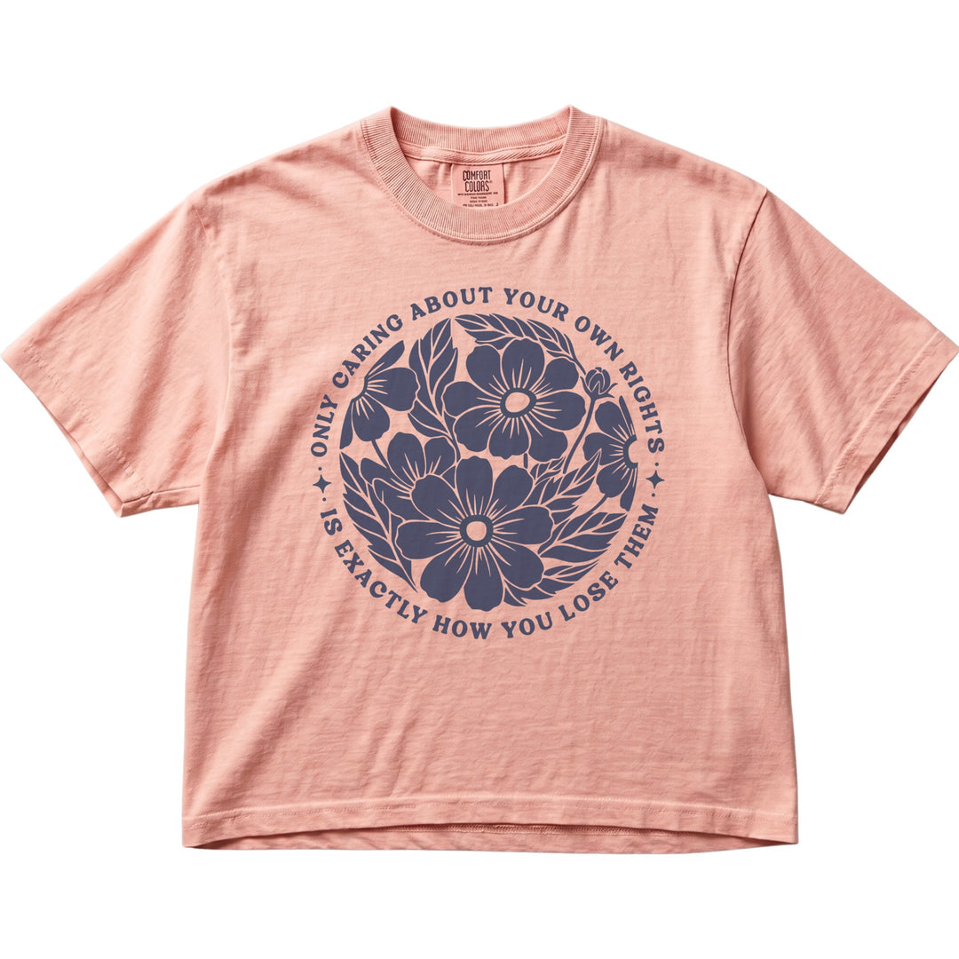 Only Caring About Your Own Rights Floral Women&