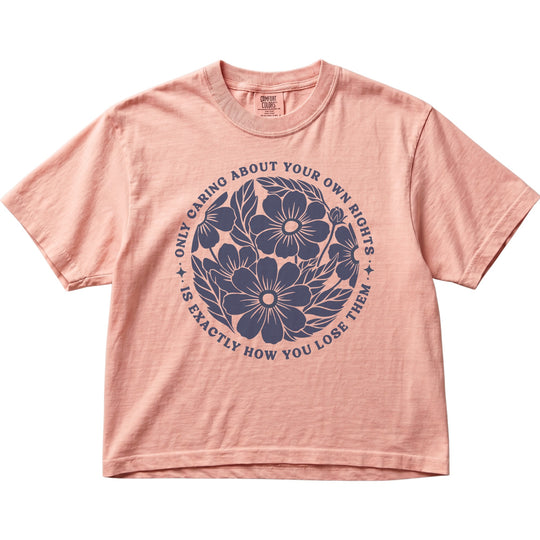 Only Caring About Your Own Rights Floral Women&