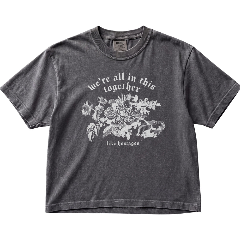 We're All in This Together Like Hostages Women's Cropped Boxy