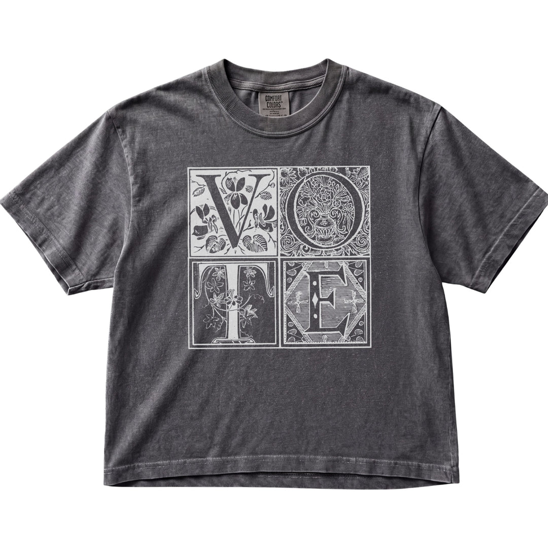 Vintage Blockletter Vote Women&