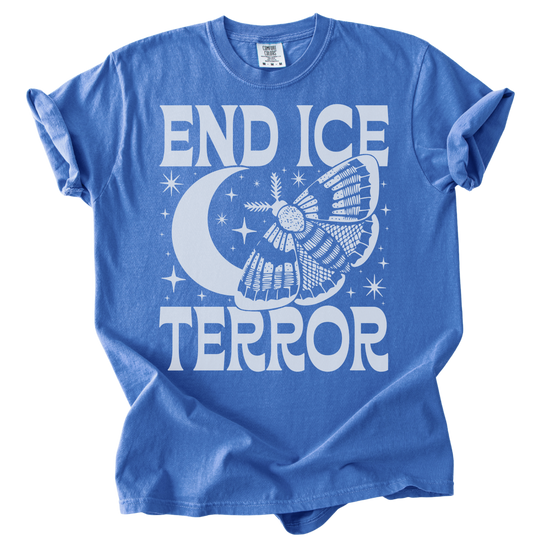 End ICE Terror Moth Moon Tee