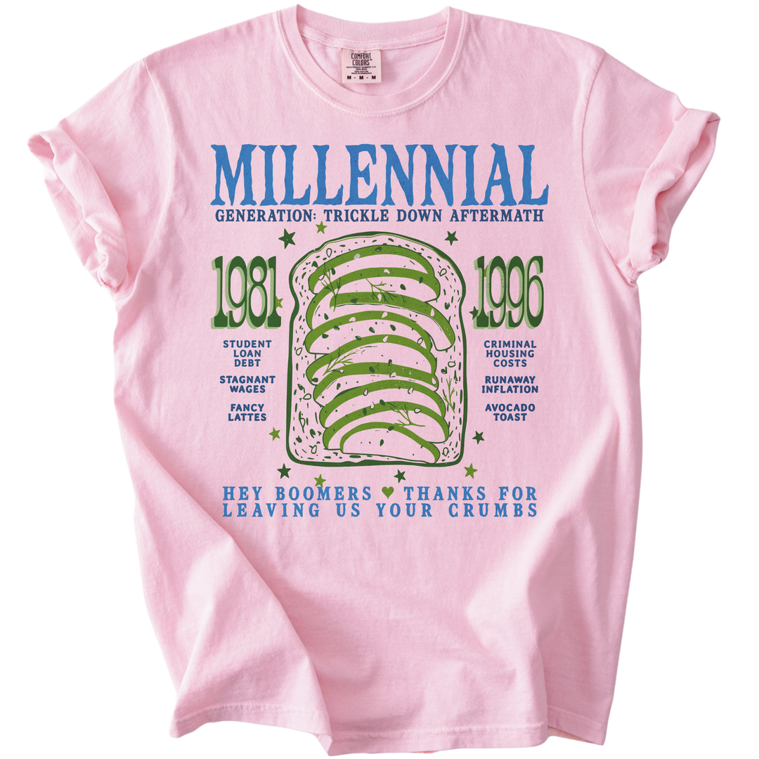 Millennial Generation: Trickle Down Aftermath Tee