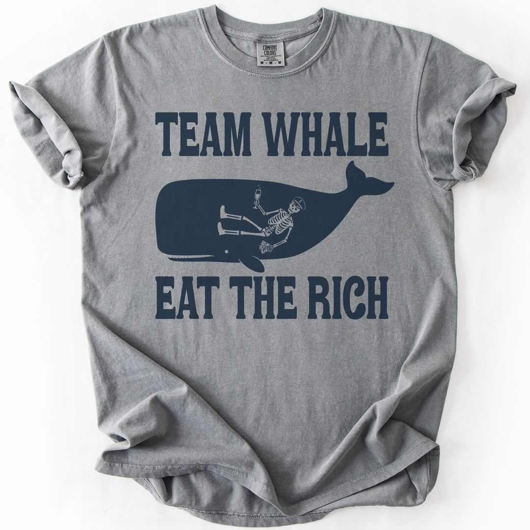Team Whale Eat The Rich Tee