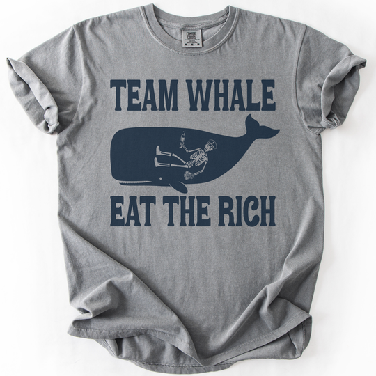 Team Whale Eat The Rich Tee