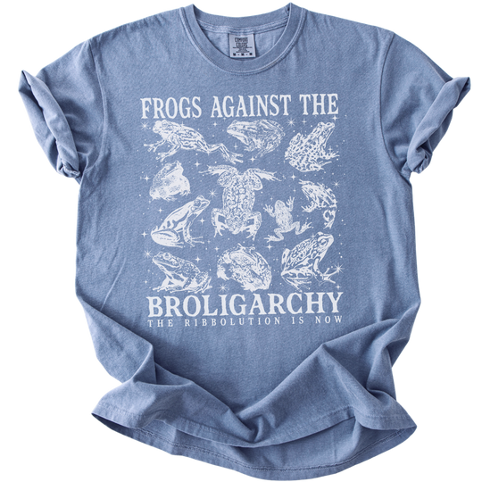 Frogs Against The Broligarchy Tee