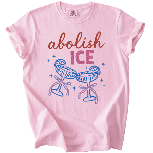 Abolish ICE Champagne Toast Tee - The Rogue Petal Co. - T-Shirt