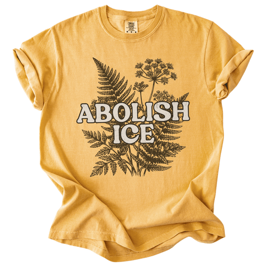 Abolish ICE Fern Tee - The Rogue Petal Co. - T-Shirt