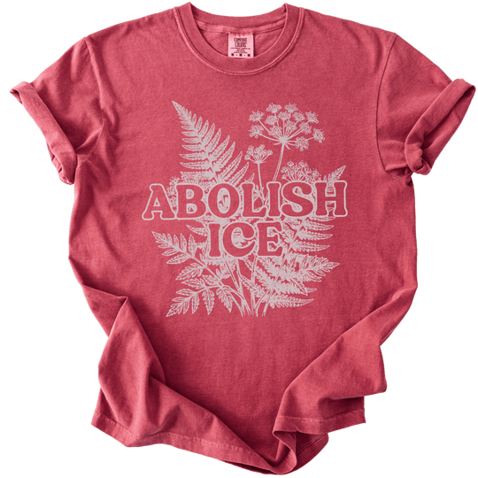 Abolish ICE Fern Tee - The Rogue Petal Co. - T-Shirt