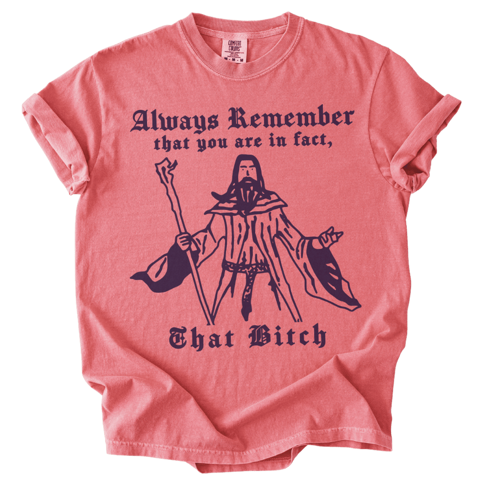 Always Remember You Are In Fact That Bitch Tee - The Rogue Petal Co. - T-Shirt