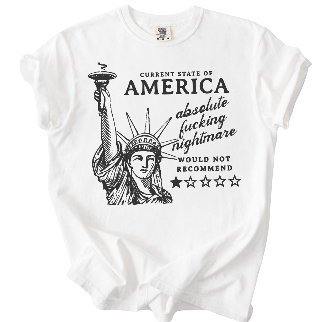 America: Would Not Recommend Tee - The Rogue Petal Co. - T-Shirt