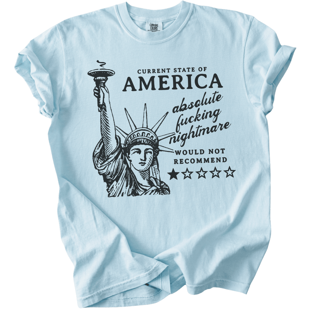 America: Would Not Recommend Tee - The Rogue Petal Co. - T-Shirt