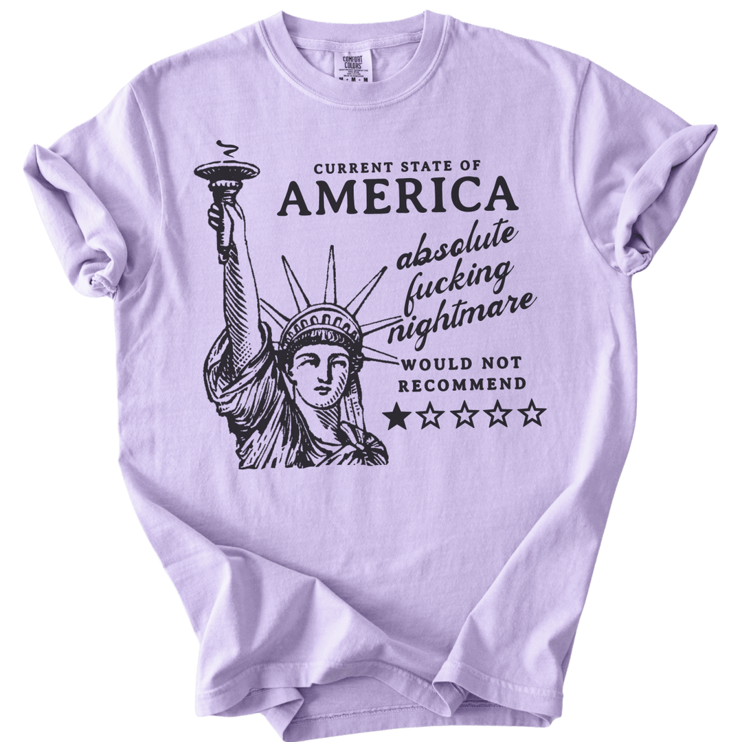 America: Would Not Recommend Tee - The Rogue Petal Co. - T-Shirt