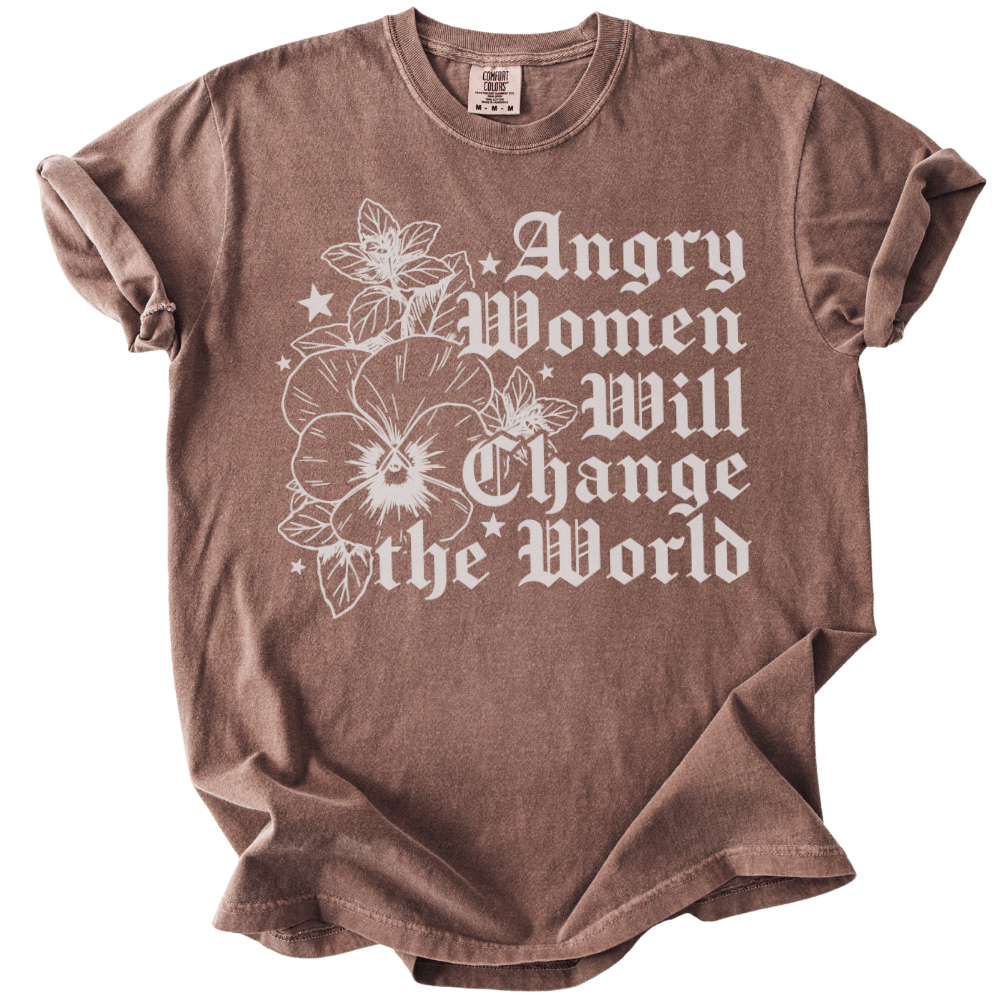 Angry Women Will Change The World Tee - The Rogue Petal Co. - T-Shirt