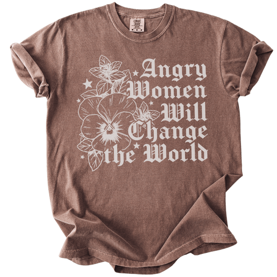 Angry Women Will Change The World Tee - The Rogue Petal Co. - T-Shirt