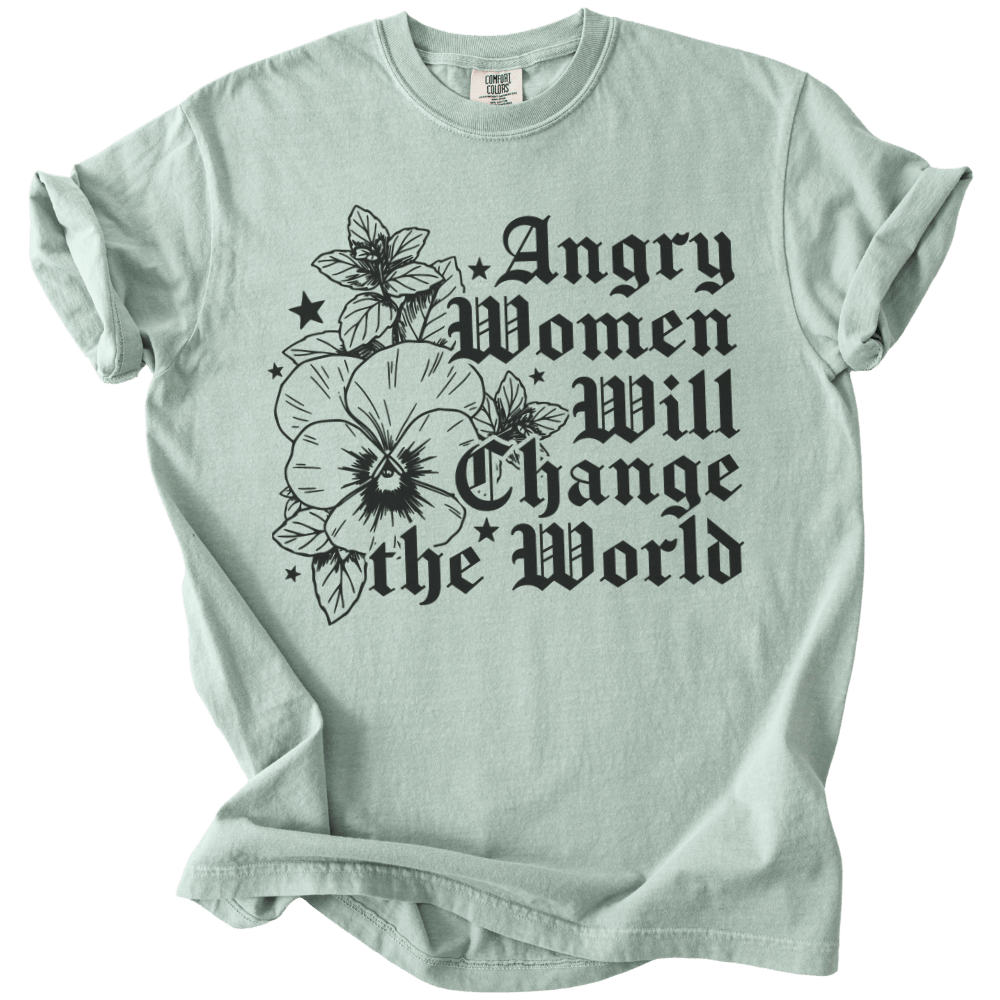 Angry Women Will Change The World Tee - The Rogue Petal Co. - T-Shirt