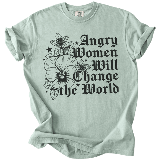Angry Women Will Change The World Tee - The Rogue Petal Co. - T-Shirt
