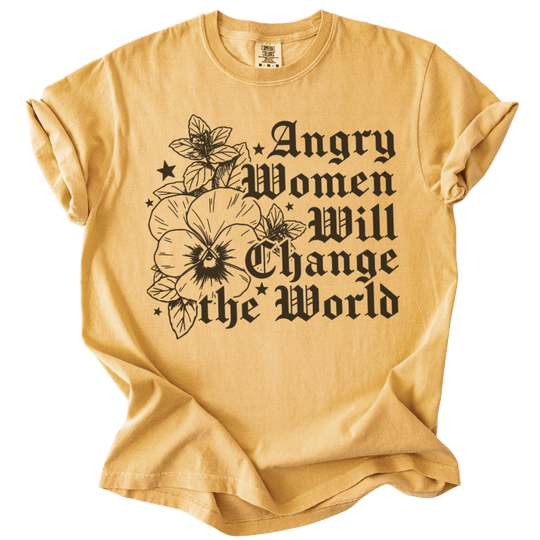 Angry Women Will Change The World Tee - The Rogue Petal Co. - T-Shirt