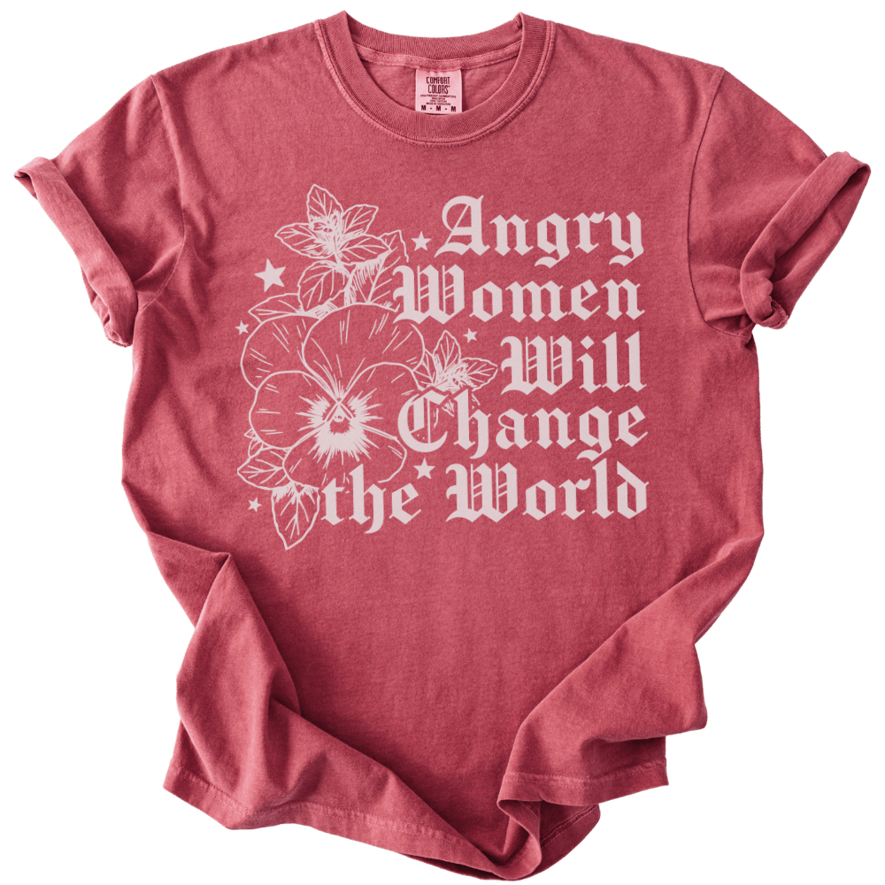 Angry Women Will Change The World Tee - The Rogue Petal Co. - T-Shirt