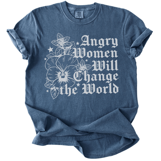 Angry Women Will Change The World Tee - The Rogue Petal Co. - T-Shirt