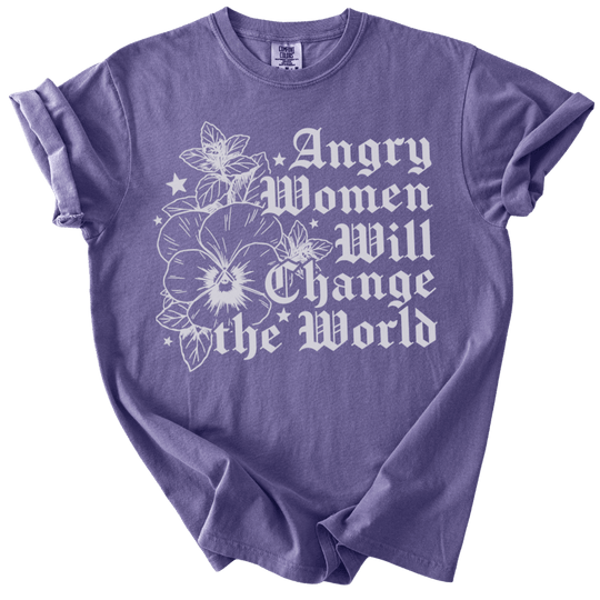 Angry Women Will Change The World Tee - The Rogue Petal Co. - T-Shirt