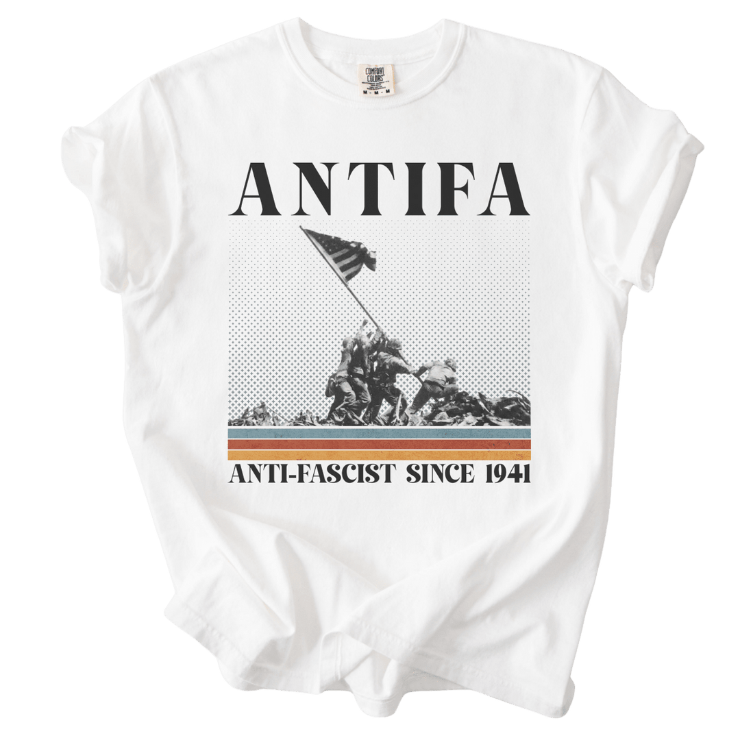 ANTIFA Anti-Fascist Since 1941 Tee - The Rogue Petal Co. - T-Shirt